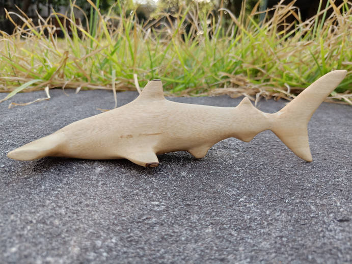 Carved Hammerhead shark