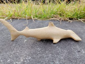 Carved Hammerhead shark