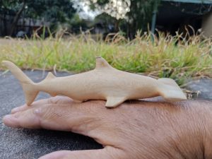 Carved Hammerhead shark