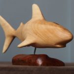 great white shark sculpture