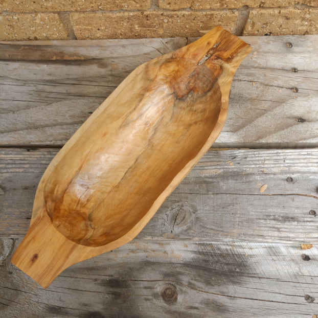 solid Hoop Pine wooden bowl